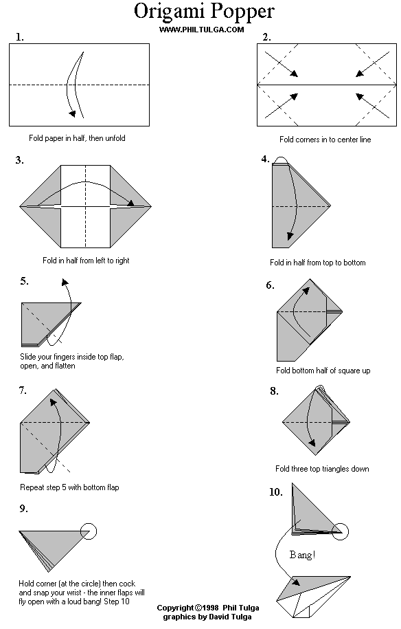 Origami Popper by Phil Tulga